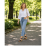 sandale dama negre din piele naturala cu platforma wedge si catarama clp14n